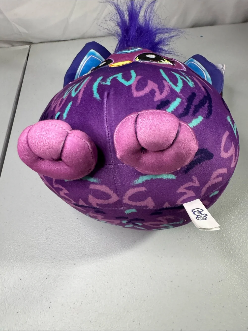 Furby Plush Toy in Purple with Teal Accents